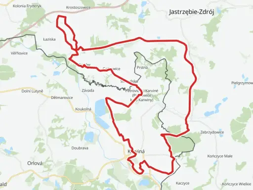 Trasa rowerowa wokół Jastrzębia-Zdroju, tworząca pętlę przez czeskie i polskie tereny. Żelazny szlak rowerowy Jastrzębie-Zdrój zaprasza do odkrywania okolicy.